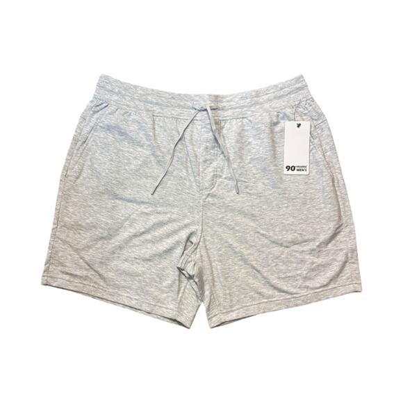 90 Degree by Reflex Men's Power Flex Athletic Shorts Heather Grey XXL NWT - Picture 1 of 3